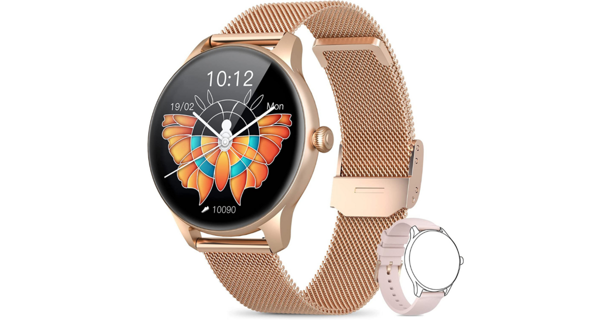 AIMIUVEI Montre Connectée Femme Élégante et Performante